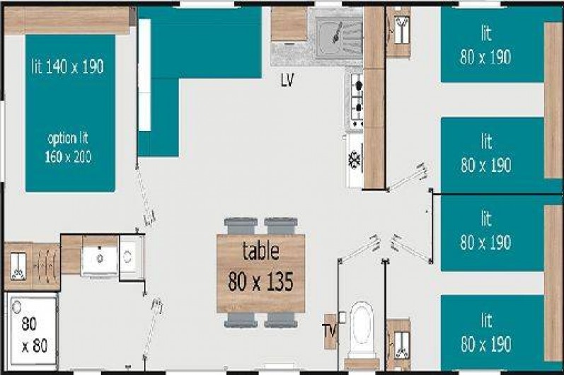 Location de vacances - Bungalow - Mobilhome à Saint-Leu-d'Esserent