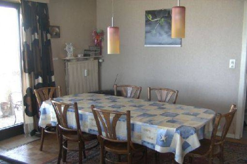 Location de vacances - Appartement à Ostende - Salle à manger (table avec ralonge)