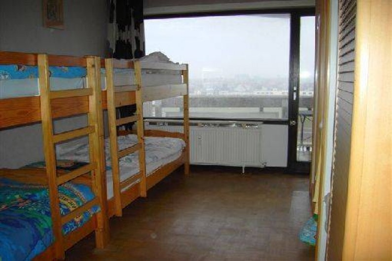 Location de vacances - Appartement à Ostende - Chambre à coucher (parquet masssif) avec 3ième terrasse