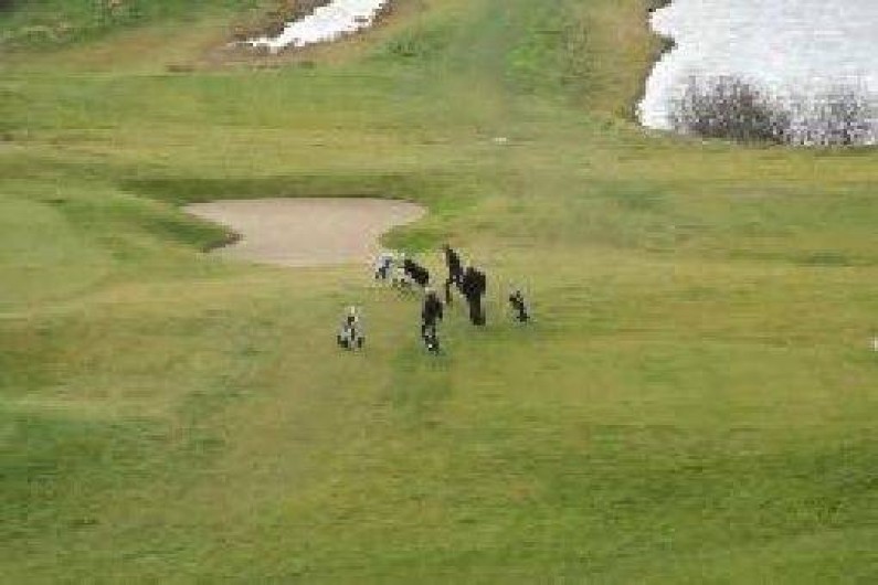 Location de vacances - Appartement à Ostende - Vue sur le Golf Wellington de la 3ième terrasse
