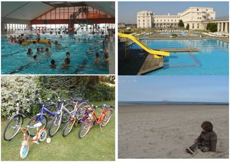 Location de vacances - Appartement à Ostende - Piscine couverte & extérieur à 10 min. / Vélos / plage au sable fin d'Ostende
