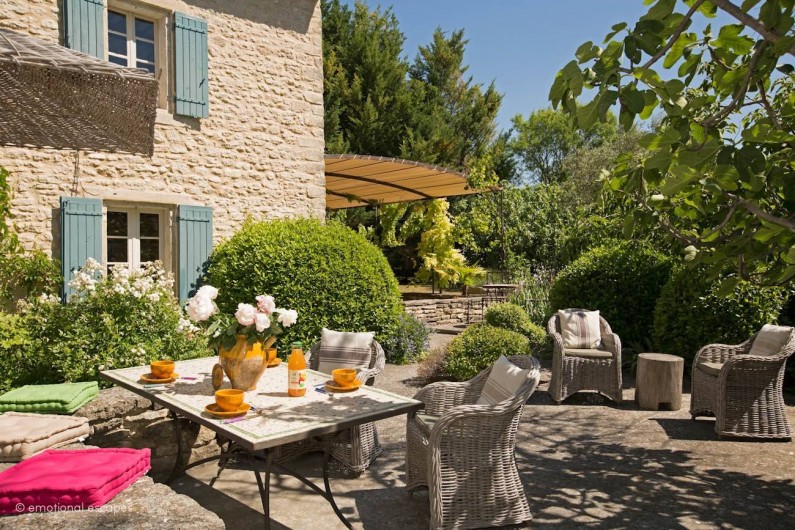 Location de vacances - Mas à Gordes - Terrasse