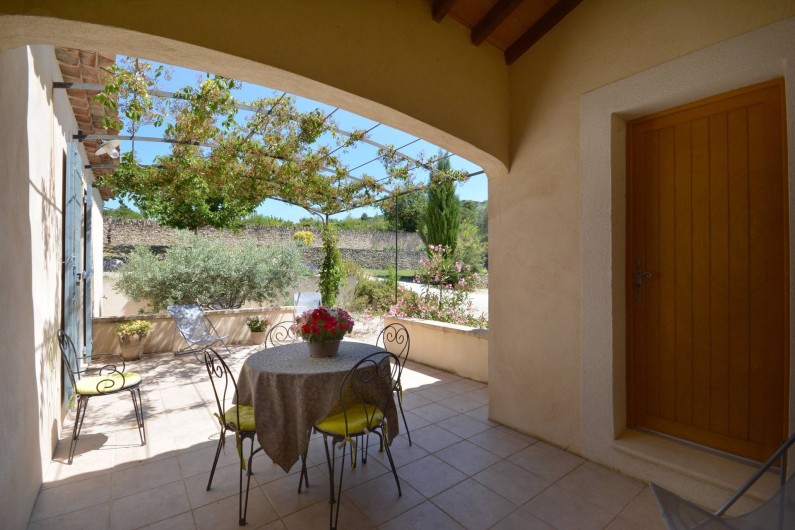 Location de vacances - Villa à Venasque - Terrasse