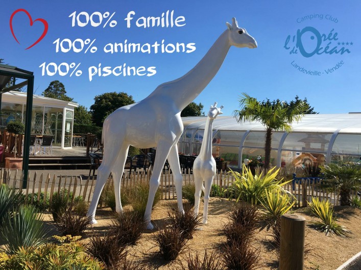Location de vacances - Bungalow - Mobilhome à Landevieille - Bienvenue au Camping l'Orée de l'Océan en Vendée ****