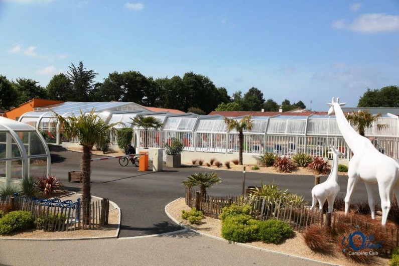 Location de vacances - Bungalow - Mobilhome à Landevieille - Accueil du camping l'Orée de l'Océan en Vendée