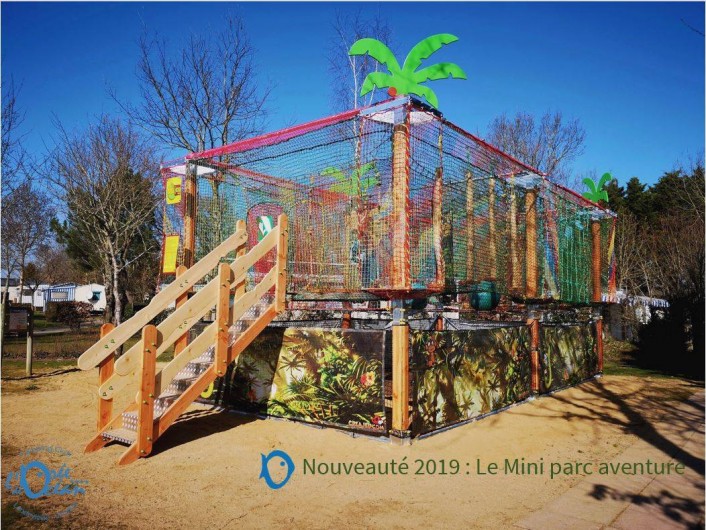 Location de vacances - Bungalow - Mobilhome à Landevieille - Parcours accrobranche pour enfants accessible toute la journée