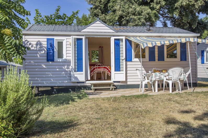 Location de vacances - Camping à Dolus-d'Oléron - Mobil Home Résidence – Formule 4