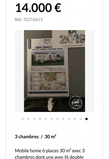 Location de vacances - Bungalow - Mobilhome à Camiers