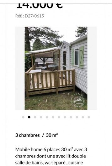 Location de vacances - Bungalow - Mobilhome à Camiers