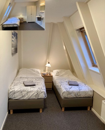 Location de vacances - Villa à Noordwijk - slaapkamer 2 - 3 slaapplaatsen