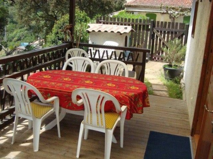 Location de vacances - Chalet à Sainte-Maxime - la terrasse
