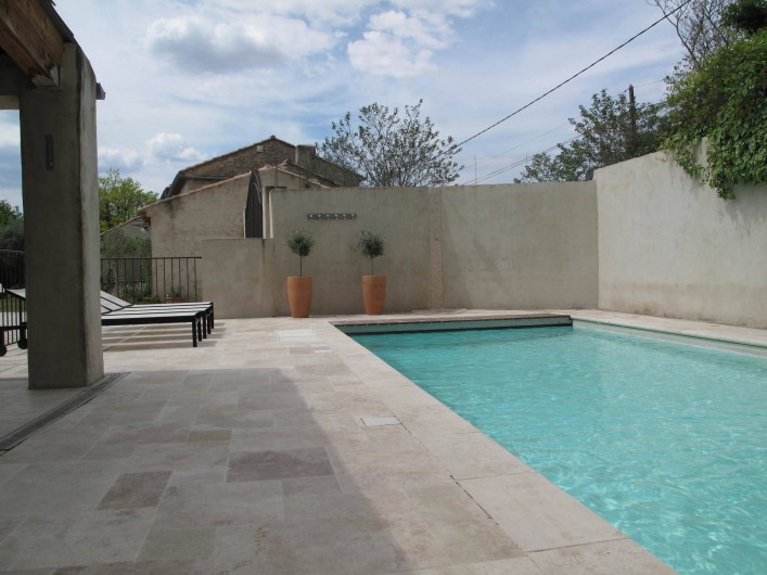Location de vacances - Chambre d'hôtes à Loriol-du-Comtat - La Piscine, plage et pool house
