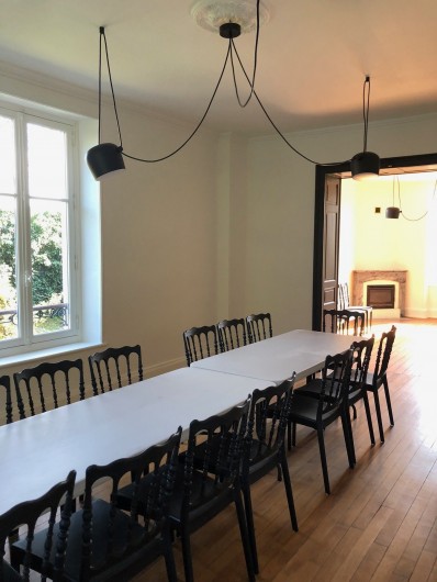 Location de vacances - Gîte à Tonnoy - la grande salle à manger