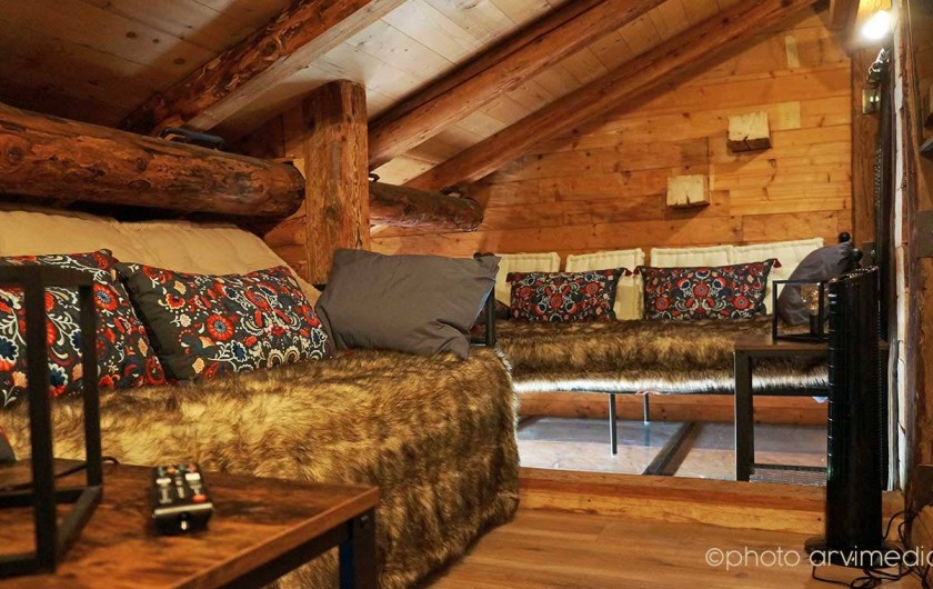 Location de vacances - Gîte à La Clusaz - salon la Grange