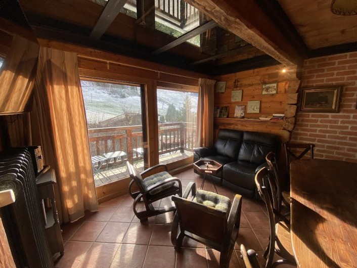 Location de vacances - Gîte à La Clusaz - Salon la Grange