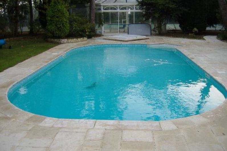 Location de vacances - Villa à Quiberville - Piscine avec alarme et clôturée