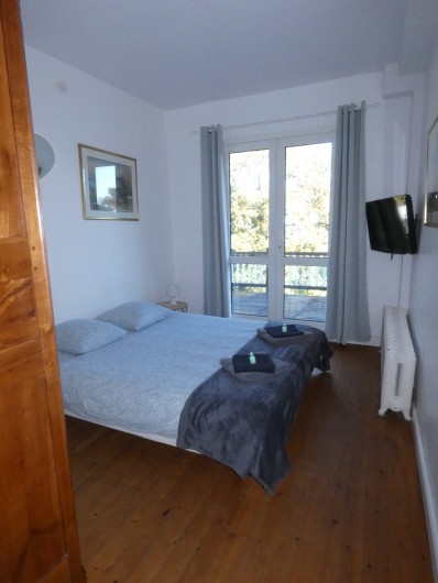 Location de vacances - Villa à Quiberville - Chambre N° 3 : 1er Etage avec douche + wc+lavabo