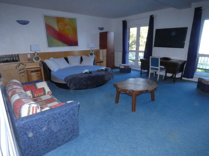 Location de vacances - Villa à Quiberville - Chambre N° 2 Suite  :1er Etage  Hammam, douche,lavabo et WC