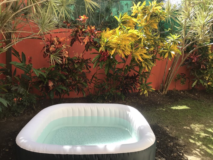 Location de vacances - Appartement à Le Gosier - Le SPA qui peut être utilisé avec ou sans bulle, chauffé ou non.