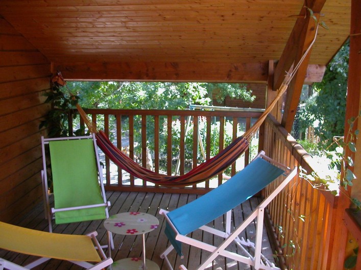 Location de vacances - Chalet à La Teste-de-Buch - balcon couvert