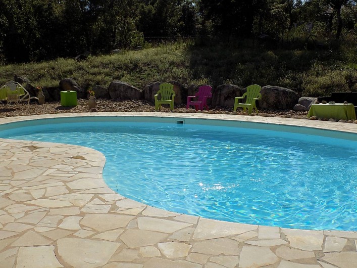 Location de vacances - Villa à Porto-Vecchio - piscine