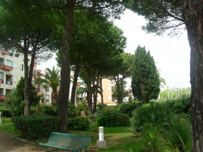 Location de vacances - Appartement à Agde - Jardin