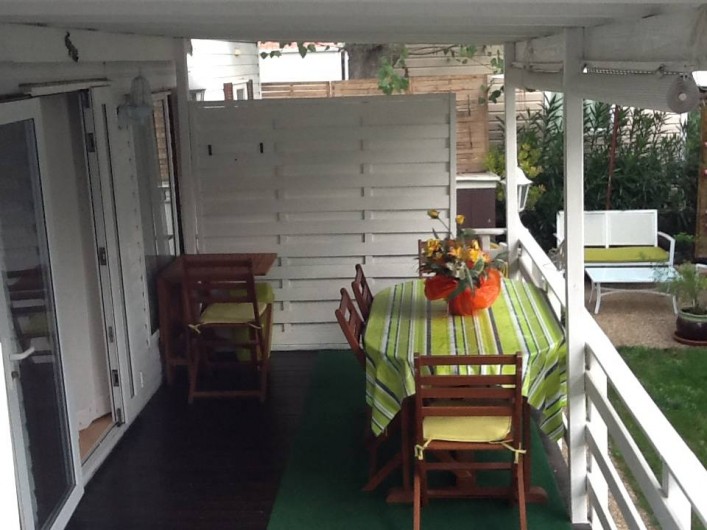 Location de vacances - Camping à Farinette Plage - terrasse