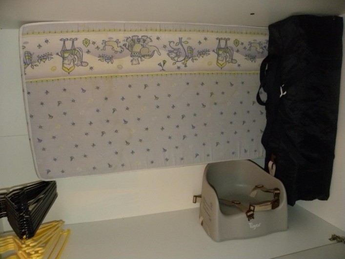 Location de vacances - Appartement à Le Grau-du-Roi - Kit Bébé Lit parapluie réhausseur