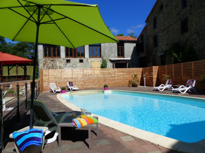 Location de vacances - Gîte à Serres-sur-Arget - Piscine privée