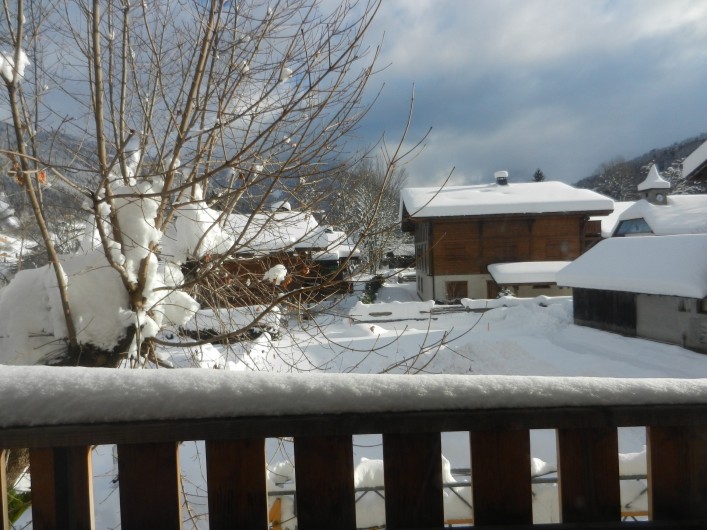 Location de vacances - Appartement à Morzine - Vue du balcon