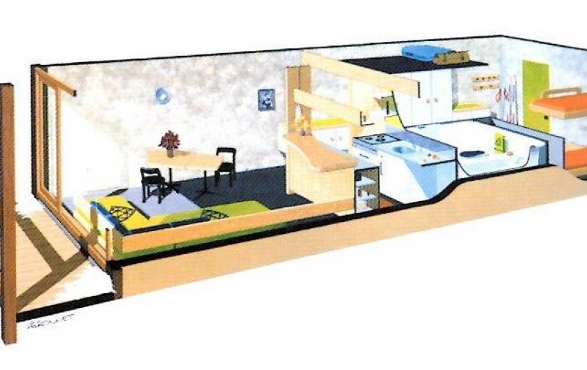 Location de vacances - Studio à Les Arcs