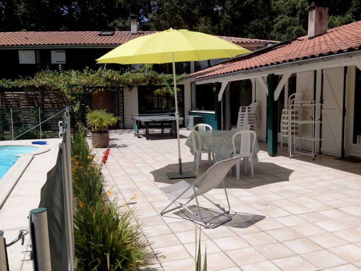 Location de vacances - Villa à Seignosse - terrasse