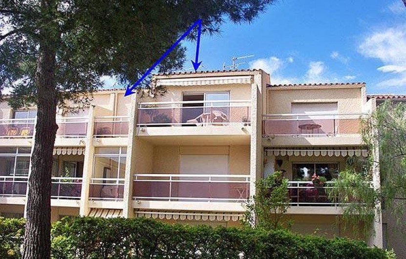 Location de vacances - Appartement à Cassis - Vue  extérieure