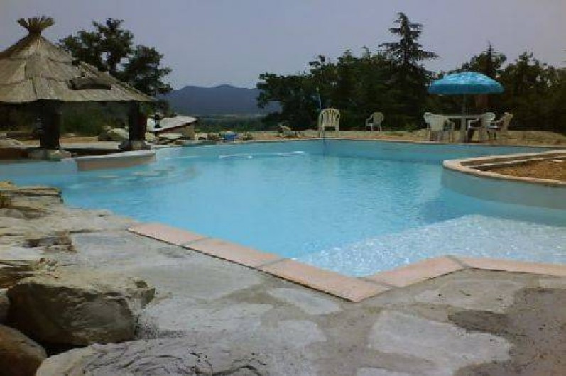 Location de vacances - Gîte à Servas - Piscine avec bar