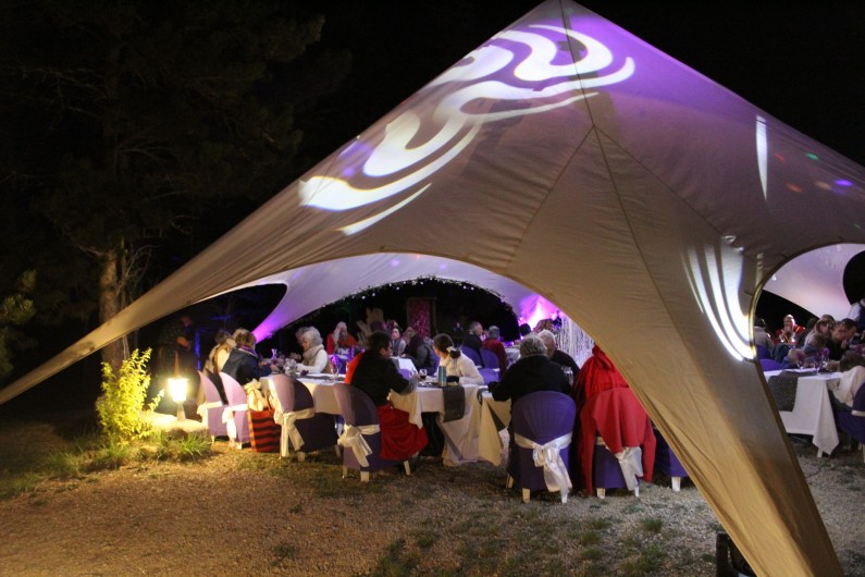 Location de vacances - Gîte à Servas - Chapiteau mariage