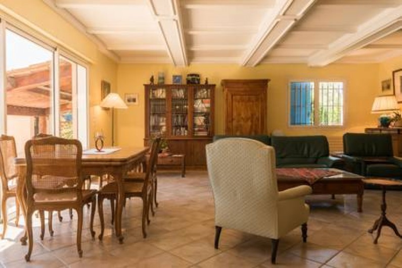 Location de vacances - Villa à La Cadière-d'Azur - salon