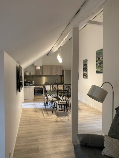 Location de vacances - Gîte à Mazamet - Salle à manger et cuisine