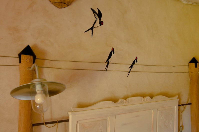 Location de vacances - Chambre d'hôtes à Gigny - Chambre Hirondelles