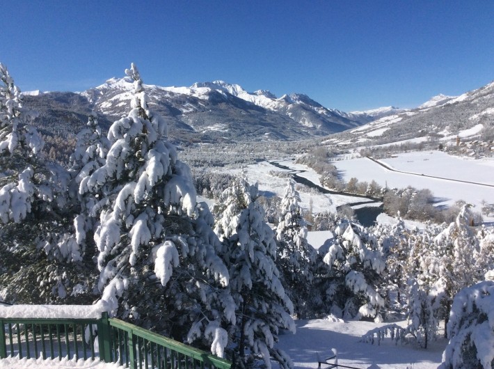 Location de vacances - Chalet à Barcelonnette - Vue depuis le chalet