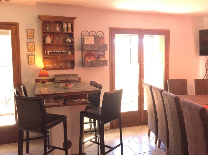 Location de vacances - Chalet à Barcelonnette - Coin repas enfants.