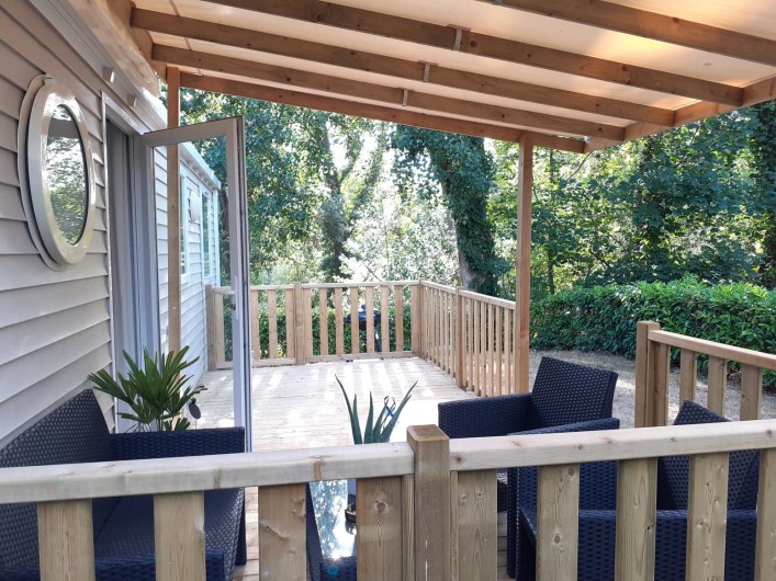 Location de vacances - Bungalow - Mobilhome à Camiers - Espace extérieur