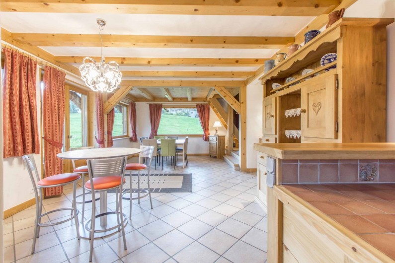 Location de vacances - Chalet à Demi-Quartier - Salle de vie