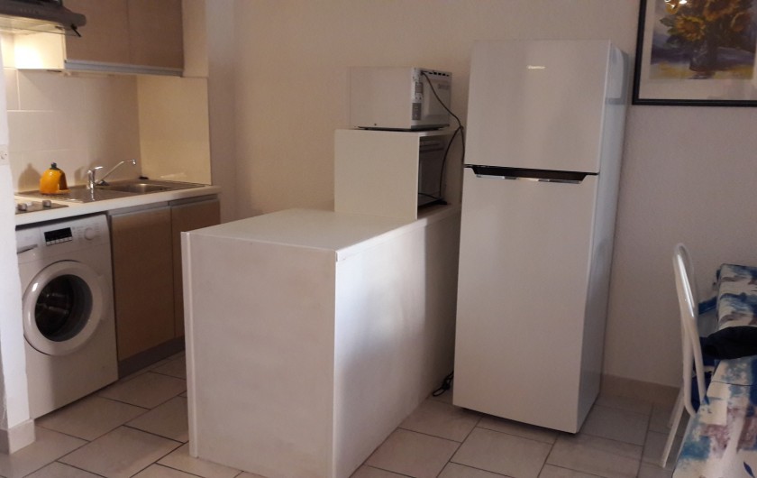 Location de vacances - Appartement à Saint-Aygulf - Cuisine américaine