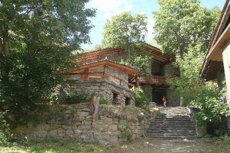 Location de vacances - Appartement à Bonneval-sur-Arc - Le chalet en été