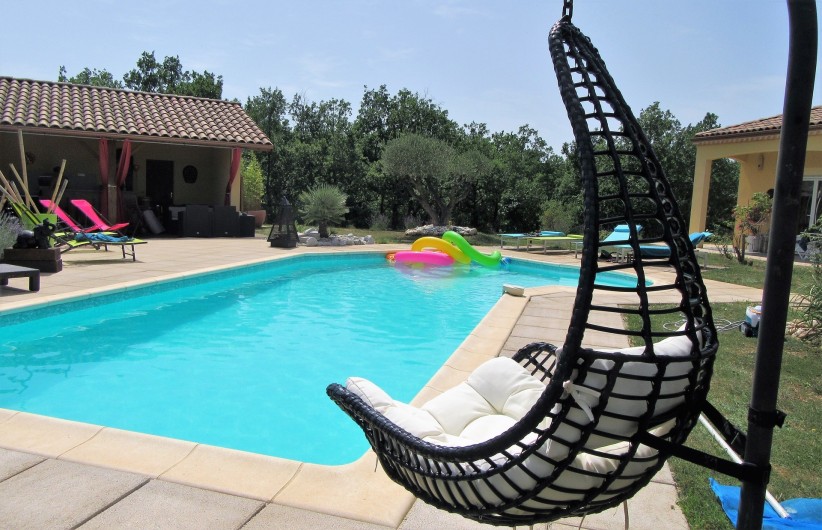 Location de vacances - Villa à Lalbenque - Piscine privée, chauffée de 4x11 m