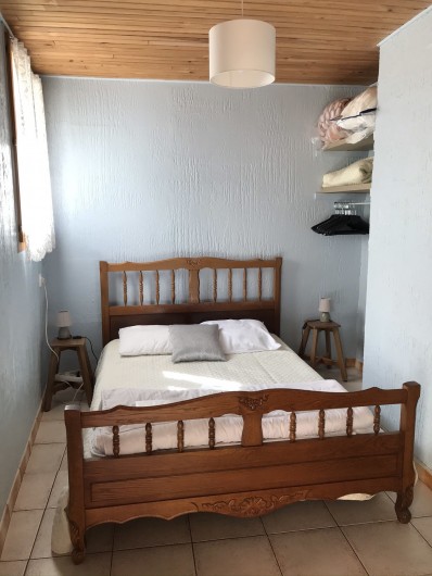 Location de vacances - Appartement à Gavarnie - Logement rez de chaussé chambre 1 avec lit 140*190