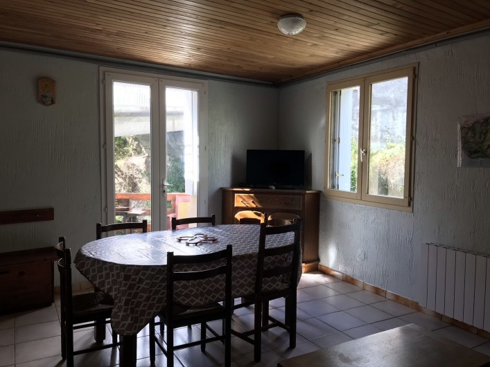 Location de vacances - Appartement à Gavarnie - Logement rez de chaussé Séjour