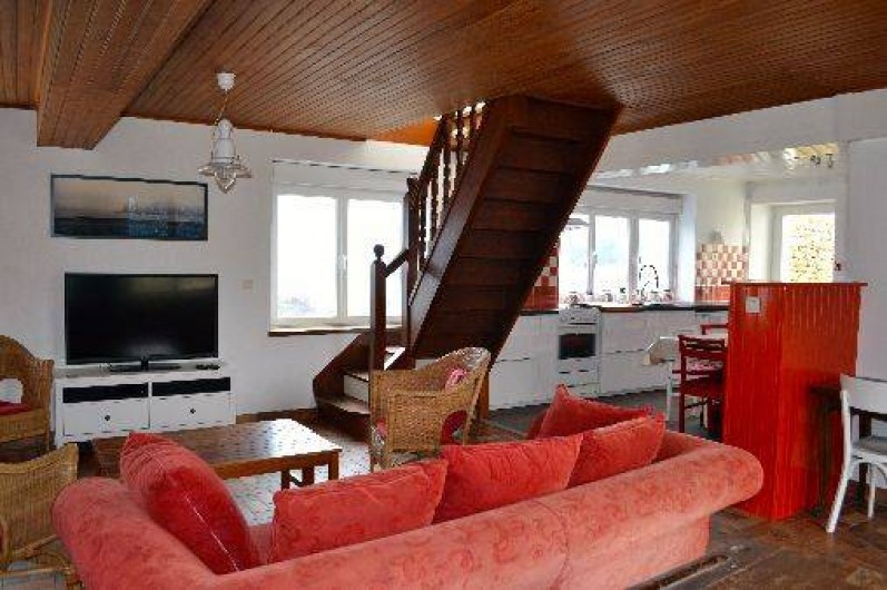 Location de vacances - Villa à Saint-Philibert - un espace salon confortable