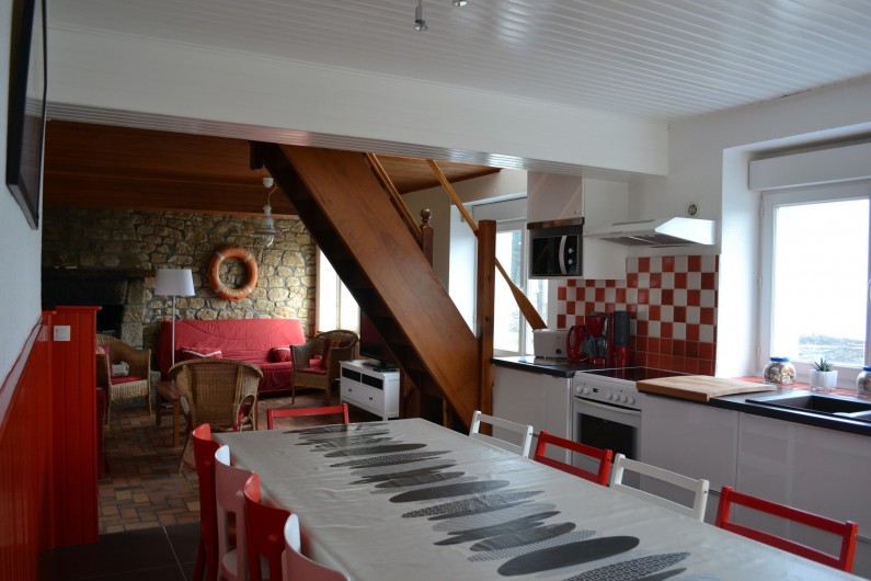 Location de vacances - Villa à Saint-Philibert - Un espace ouvert pour profiter de tout le monde en même temps