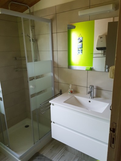 Location de vacances - Maison - Villa à Jard-sur-Mer - salle de bain vasque